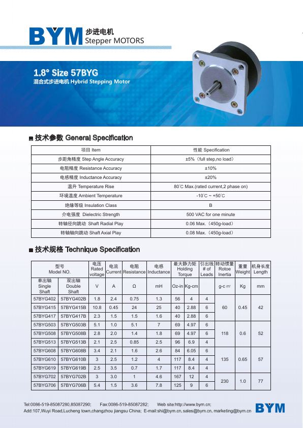 57BYG · 1.8° catalog page 94